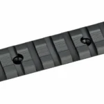 Weaver 1-Piece Tactical Multi-Slot Aluminum Scope Base, black angled top view