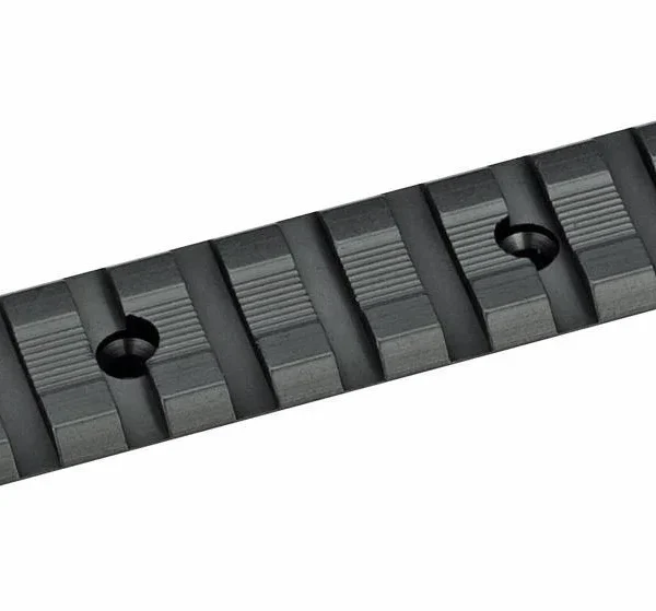 Weaver 1-Piece Tactical Multi-Slot Aluminum Scope Base, black angled top view