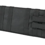 VISM by NcSTAR Tactical Shotgun Scabbard, black side view with webbing, straps and buckle