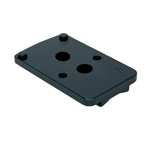 TALLEY RMR BASE WINCHESTER SX2/3/4 black mounting plate, angled top view with five holes