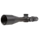 Sig Sauer TANGO-DMR Rifle Scope, matte black side view with large objective lens and adjustment turrets