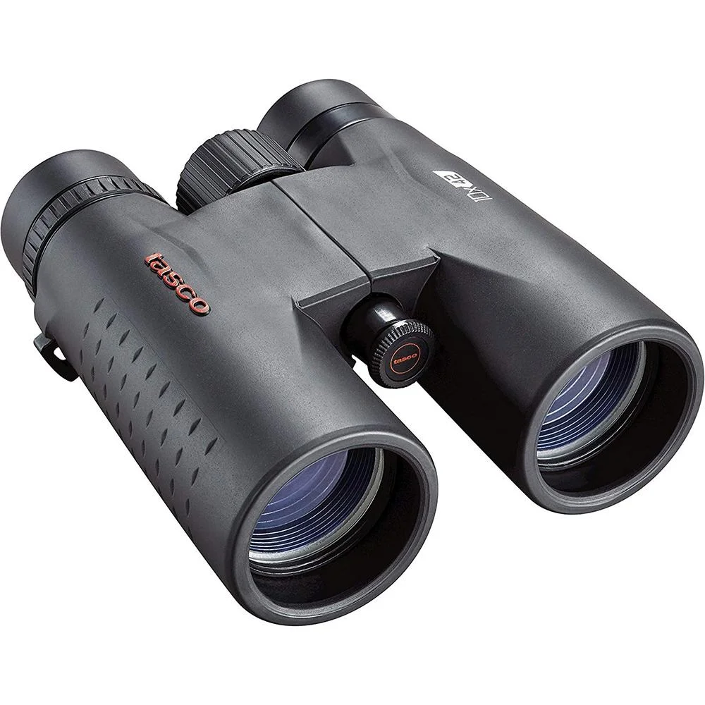 tasco-essentials-10x42-black-binoculars-primary Tasco Essentials Roof Binocular 10x42mm Black