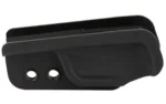TECHNA CC KIT FOR SIG P365 black side view with belt clip and two silver fasteners