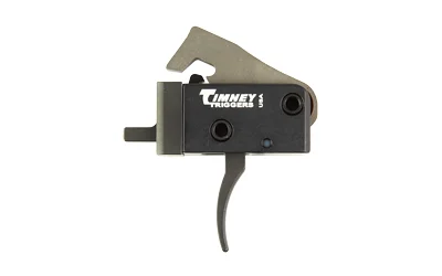 timney-sig-mpx-trigger-primary TIMNEY SIG MPX SNGL STG CURVED TRIGG black trigger unit with curved trigger, side view