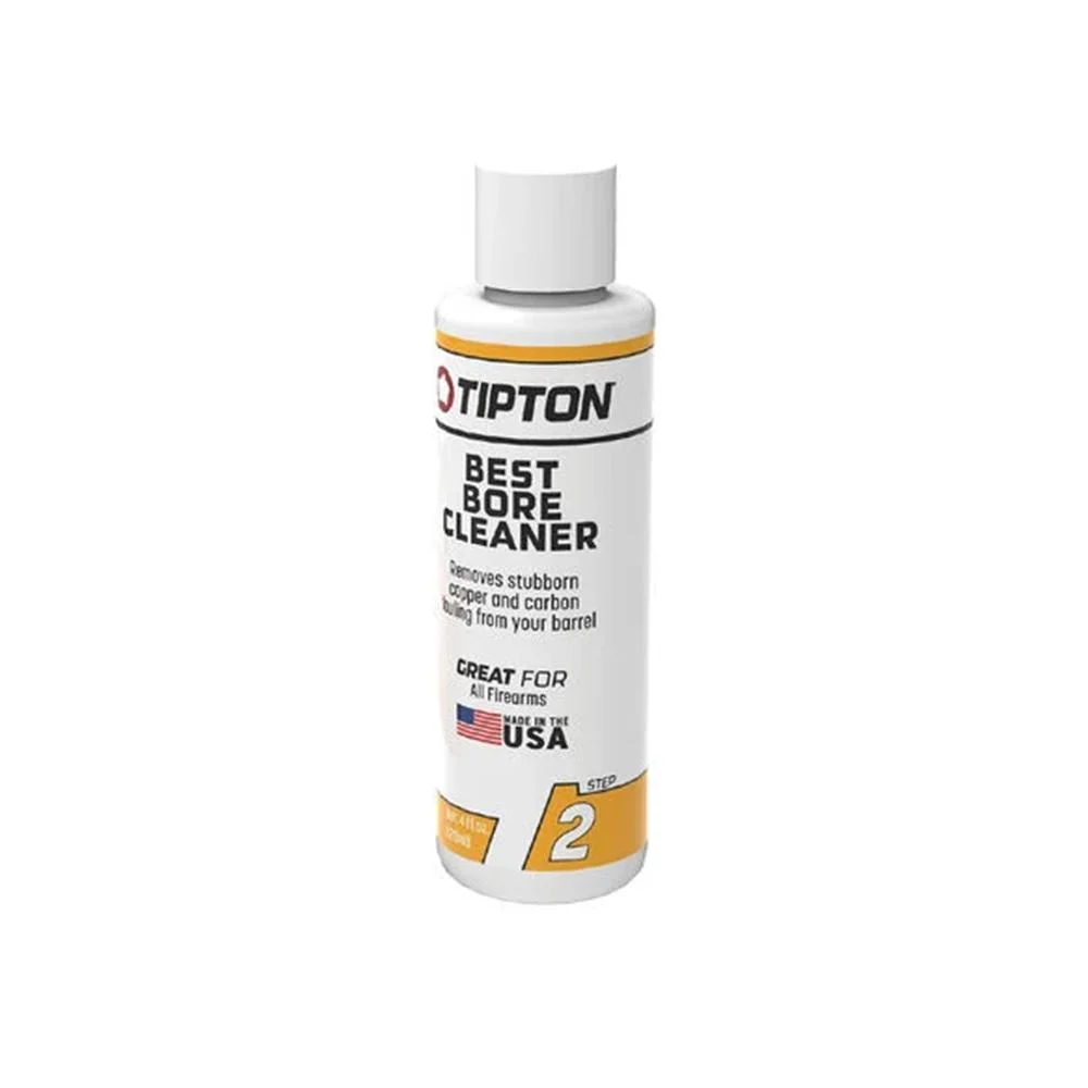 tipton-best-bore-cleaner-primary AOB Tipton Best Bore Cleaner, white bottle with white cap and orange label accents