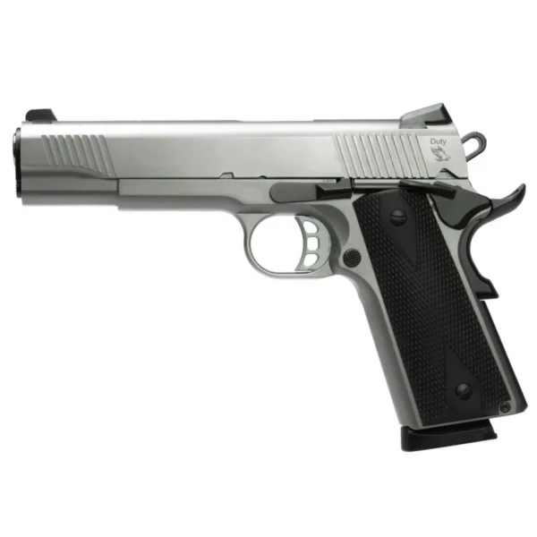 Tisas Arms Corp Tisas 1911 Duty SS45 Handgun .45 Auto 8rd Magazines(2) 5'' Barrel Stainless Steel