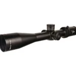 TRIJICON CREDO 2.5-15X42 SFP MRAD RD, black right-side view with objective bell and three turrets