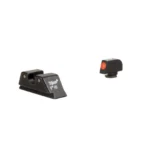 TRIJICON HD XR FOR GLK MOS 9/40 ORG, black front and rear sights with orange front dot