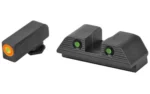Ameriglo Trooper Tritium Sight Set Green with Orange Front Green with Black Rear for Glock - alternate view 2