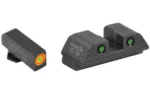 Ameriglo Trooper Tritium Sight Set Green with Orange Front Green with Black Rear for Glock - alternate view 3