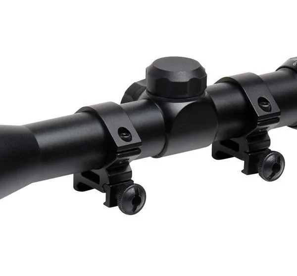 Truglo Trushot Rifle Scope w/Weaver Style Rings - 3-9x40mm 11.52-37.7' 3.15-3.94" Matte