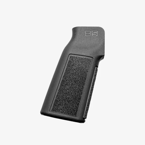 B5 Systems Type 22 Pistol Grip in black, side view with textured grip panel