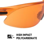 The Allen Company Inc. Allen ULTRX Keen Safety Glasses Black with Amber Lenses - alternate view 5