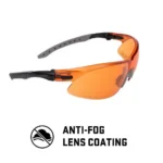 The Allen Company Inc. Allen ULTRX Keen Safety Glasses Black with Amber Lenses - alternate view 6