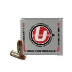 Underwood Ammo Xtreme Penetrator 9mm Luger ammunition, silver box with two cartridges