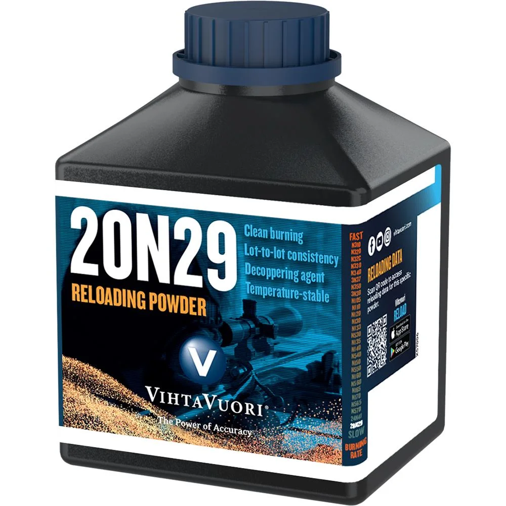 vihtavuori-20n29-rifle-powder-primary-1 Vihtavuori 20N29 Rifle Powder - 1lbs