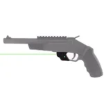 Viridian E Series Green Laser Sight for Rossi Brawler/Tuffy, black sight mounted under firearm