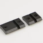Warne Maxima Steel 2-Piece Base Ruger 10/22 LR & Magnum, matte black, angled top view