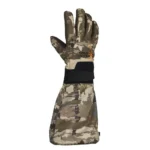 Browning Decoy Glove, Auric camo palm view with long cuff and black wrist band