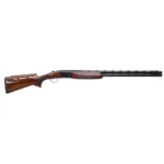 Weatherby WBY Orion Sport over/under shotgun, full right-side view with brown wood stock and black barrels