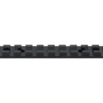 WEAVER BASE SYS 417T, black slotted aluminum mounting base, side view