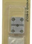 Weaver 2-Piece Top Mount Aluminum Scope Base, two silver bases in retail packaging
