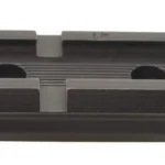 Weaver Standard Top Mount #47M Ruger 44 REAR, matte black top view with mounting channels
