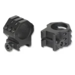 Weaver 6-Hole Aluminum Scope Rings 1" High Matte - alternate view 2