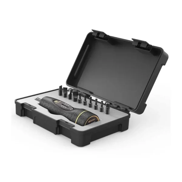 AOB Wheeler FAT Wrench black wrench and bits arranged in an open black case