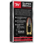 Winchester Ammunition Winchester Super Match Handgun Ammunition 9mm Luger 115gr FMJ 1215fps 50/ct