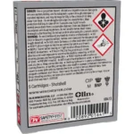 Winchester Ammunition WIN SPRX 410, rear of grey ammunition box with warning text and barcode