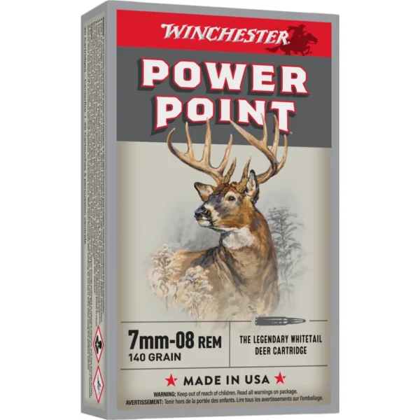 Winchester Ammunition WIN SPRX PWR PNT 7MM-08 140GR 20/200