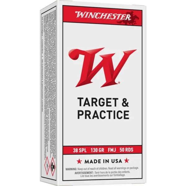 Winchester Ammunition Winchester USA Handgun Ammunition .38 Spl 130 gr FMJ 50/ct