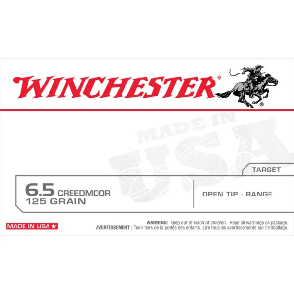Winchester Ammunition WIN USA 6.5CM 125GR JHP 20/200