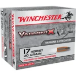 Winchester Ammunition Winchester Varmint X Rifle Ammunition .17 Hornet 20 gr PT 3650 fps 20/ct