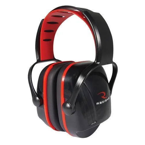 Radians Inc. Radians X-Caliber 22 Youth Passive Ear Muffs 22dB Red Black