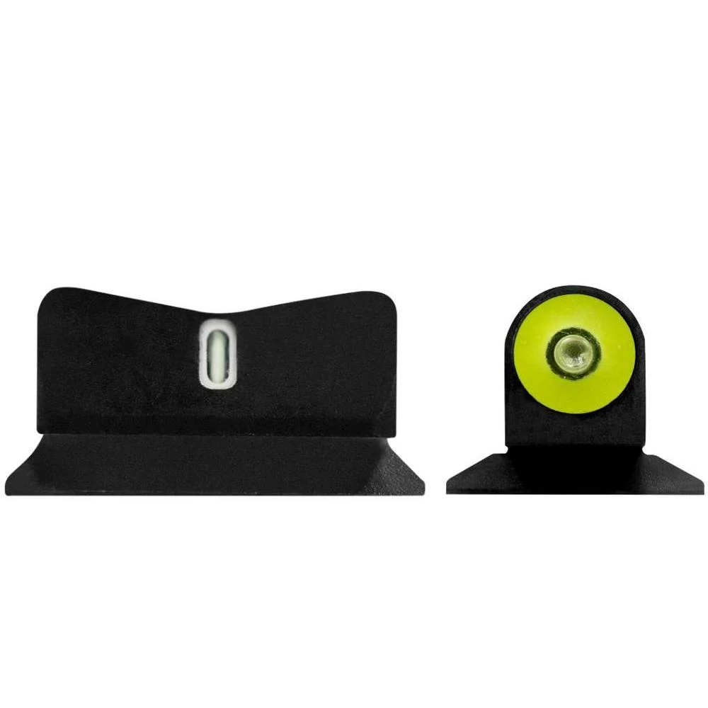 xs-sight-dxt2-big-dot-sight-for-kimber-micro-primary XS Sight DXT2 Big Dot Sight, black rear and front sights with yellow circular front insert