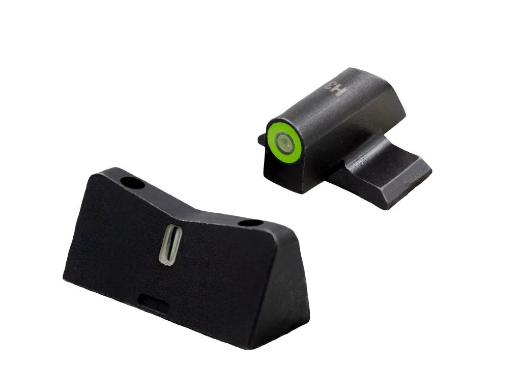 xs-sight-dxw2-standard-dot-sight-sw-586-686-625-primary XS Sight DXW2 Standard Dot Sight, black front and rear sight set with green front dot