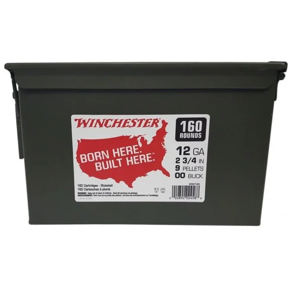 Winchester Ammunition Winchester Shotshell Ammunition 12 ga 2-3/4" 1325 fps #00 160/ct