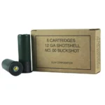 Winchester Ammunition Winchester Military Grade Shotshells 12 ga 2-3/4" 9 plts 1325 fps #00 5/ct