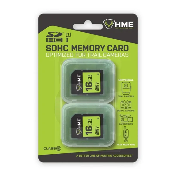 Gsm HME 16GB SDHC Memory Card 2/ct
