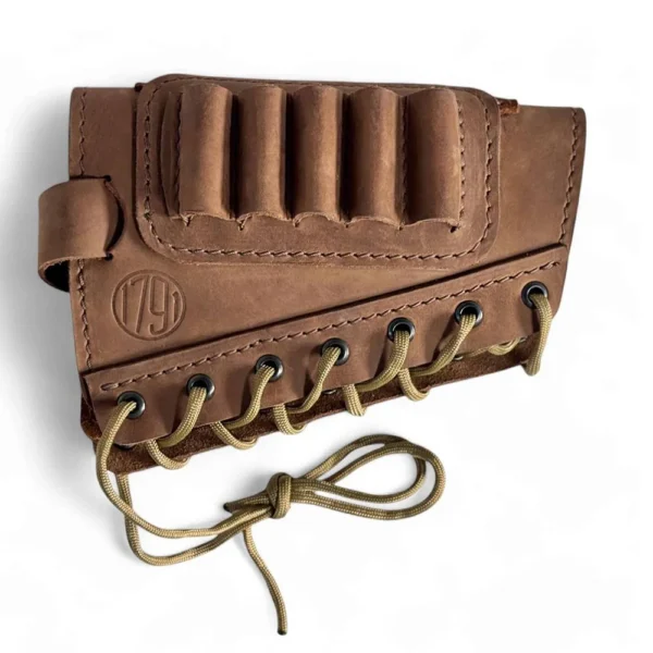 2nd Amendment 1791 LLC 1791 HUNT Butt Cuff Ammo Holder Magnum Brown RH