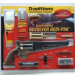 Traditions Performance Firearms Traditions 1851 Navy Redi-Pak Black Powder Revolver / Walnut / Brass .44 Cal 7.375" Blued