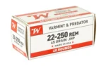 Winchester Ammunition WIN USA 22-250 REM 45GR JHP 40/400 - alternate view 3