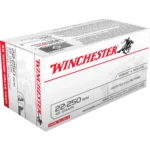 Winchester Ammunition WIN USA 22-250 REM 45GR JHP 40/400
