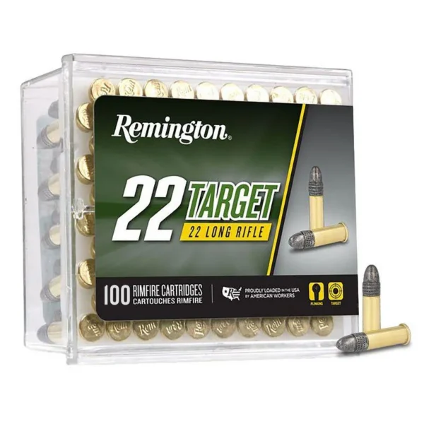 Remington Arms Co. Inc. Remington 22 Target Rimfire Ammo .22 LR 40 gr RN 1150 fps 100/ct