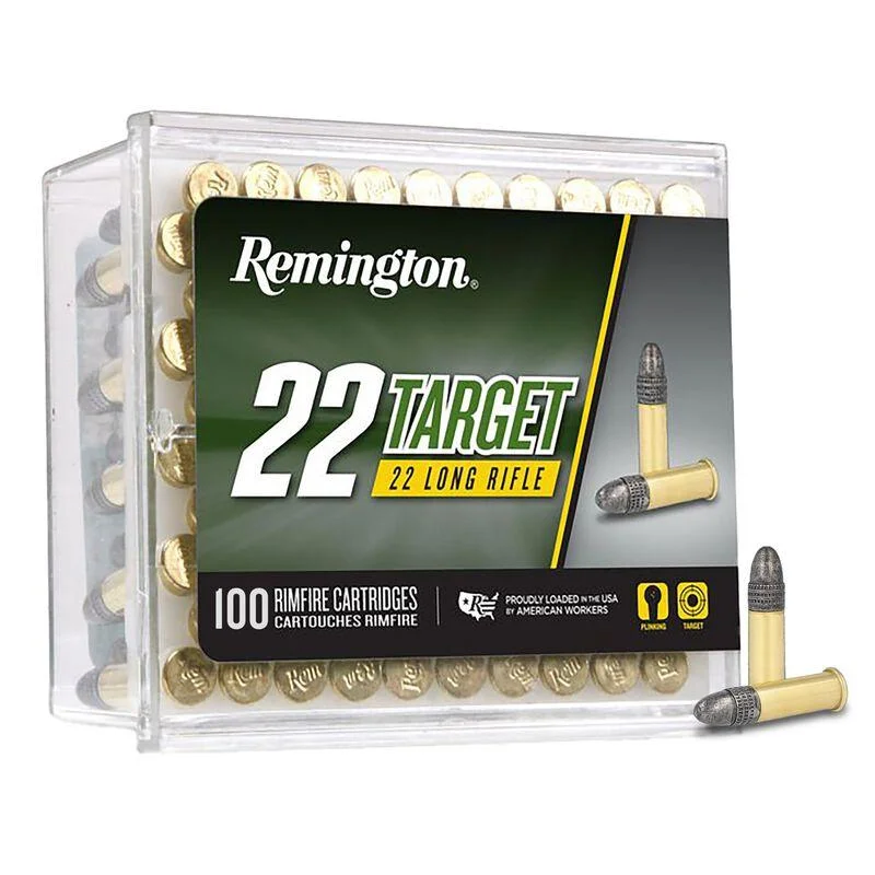 22-lr-40-gr-rn-target-ammo-primary-1 Remington Arms Co. Inc. Remington 22 Target Rimfire Ammo .22 LR 40 gr RN 1150 fps 100/ct
