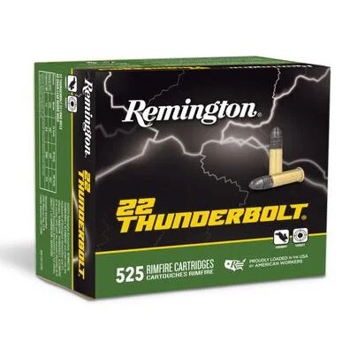 Remington Arms Co. Inc. Remington 22 Thunderbolt Rimfire Ammunition .22 LR 40 gr. 1255 fps 525/ct