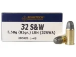 Magtech Ammunition CompanyInc MagTech Handgun Ammunition .32 S&W 85 gr LRN 680 fps 50/ct