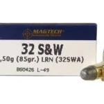 Magtech Ammunition CompanyInc MagTech Handgun Ammunition .32 S&W 85 gr LRN 680 fps 50/ct